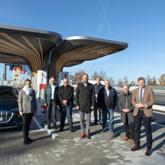 Gruppenbild: Schnellladesäulen Frankenwald