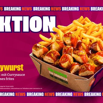 Currywurstaktion bei Tank & Rast