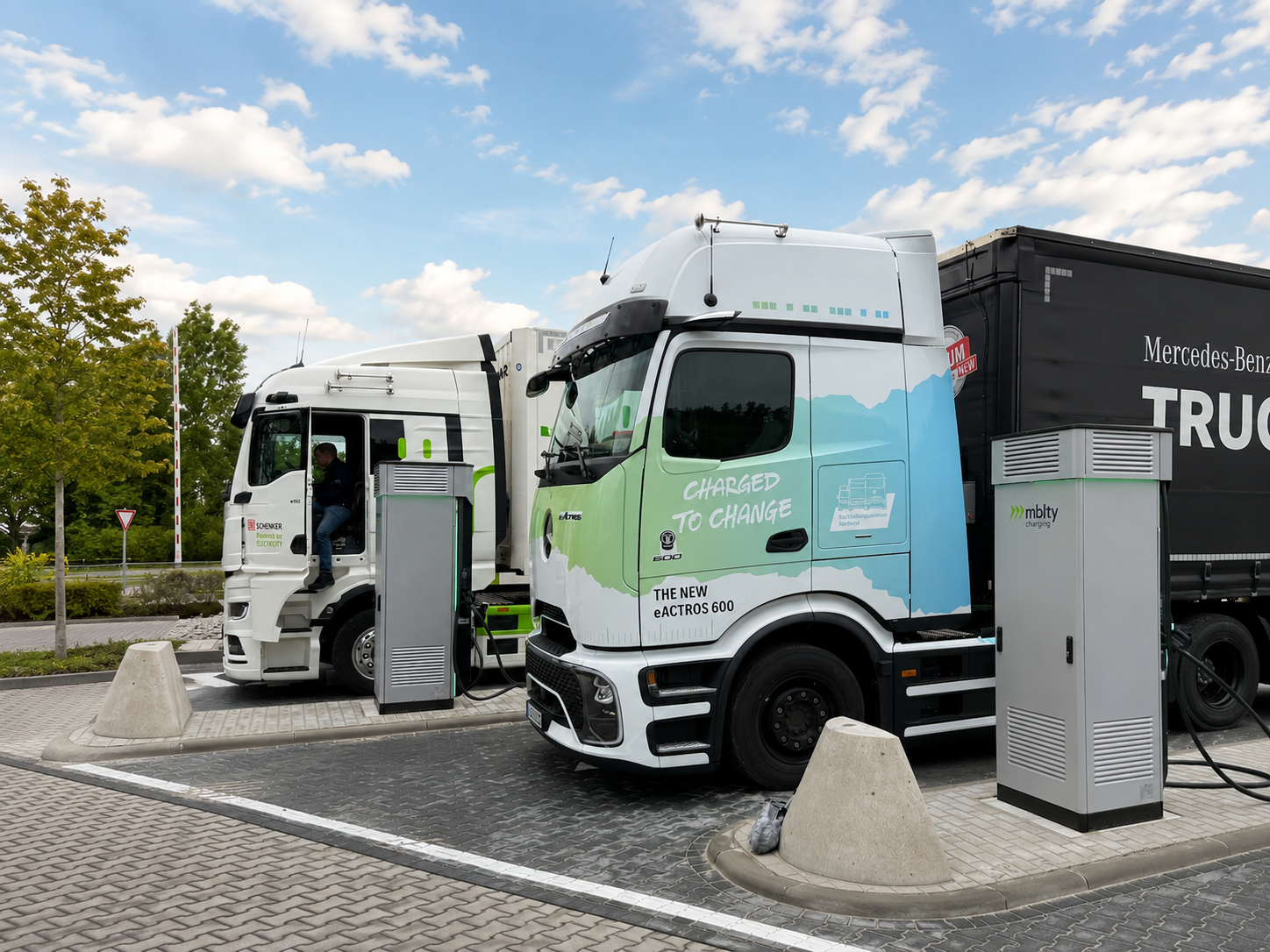 Ladesäule E-Lkw