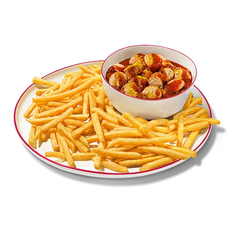 Currywurst mit Pommes frites_Tank & Rast